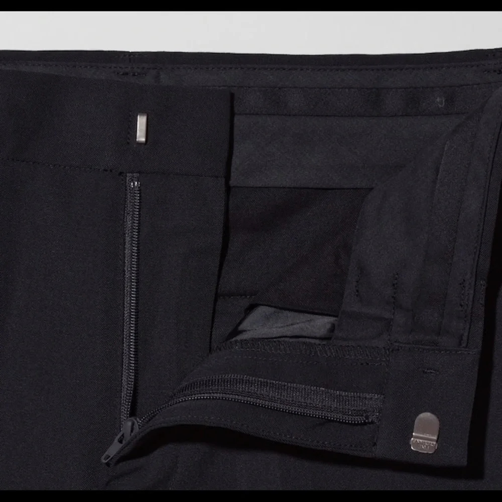 UNIQLO WOMEN +J WOOL SLIM PANTS BLACK - Picture 4 of 6